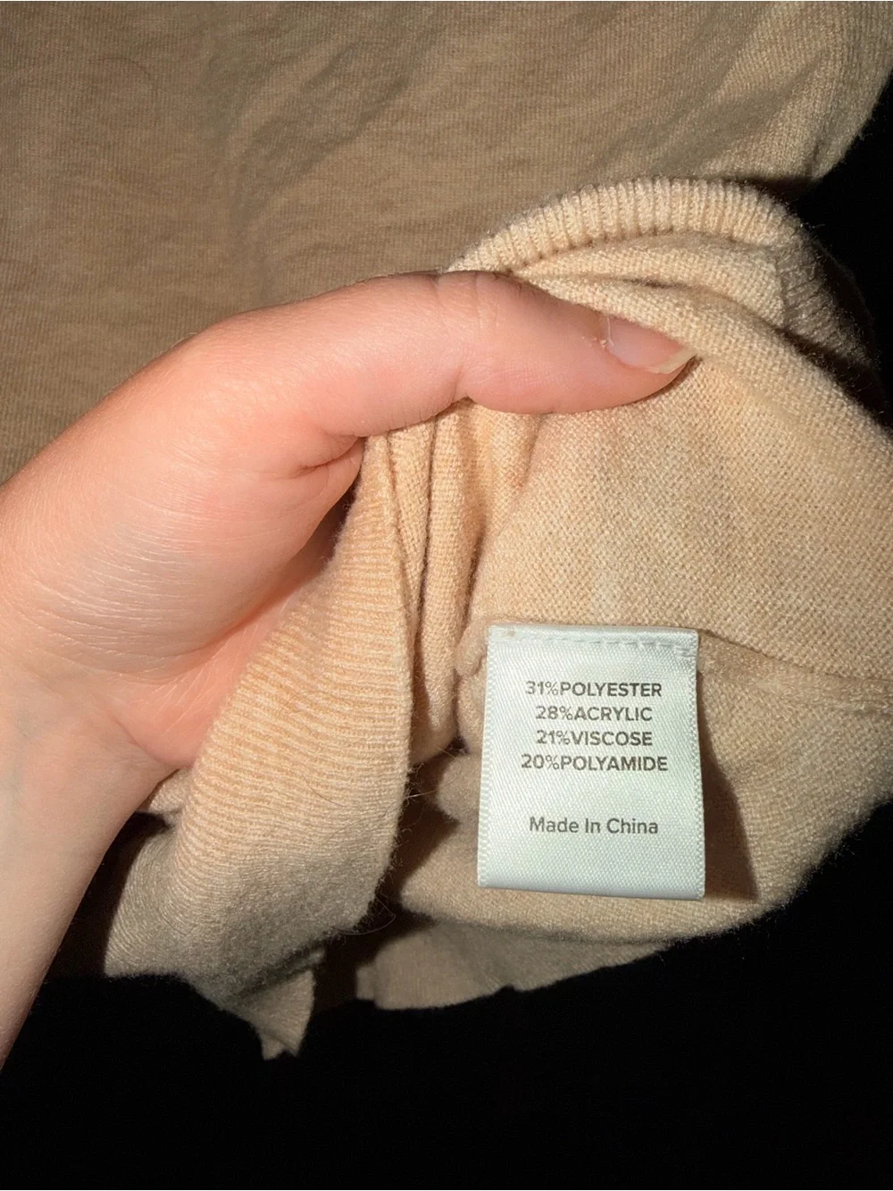 Evereve Sleeveless Crewneck Top — tan - Picture 3 of 4